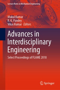 Enlarge image Cover: Advances in Interdisciplinary Engineering - Springer