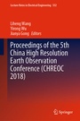 Cover: Proceedings of the 5th China High Resolution Earth Observation Conference (CHREOC 2018) - Springer