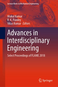 Enlarge image Cover: Advances in Interdisciplinary Engineering - Springer