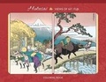 Cover: Hokusai 100 Views of Mt Fuji Adult Colouring Book - Pomegranate Communications Inc,US