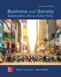 Cover: Loose-Leaf for Business and Society - McGraw-Hill Education