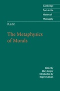 Cover: Kant: The Metaphysics of Morals - Cambridge University Press