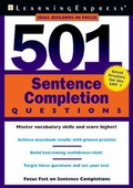 Cover: 501 Sentence Completion Questi - Learning Express (NY)