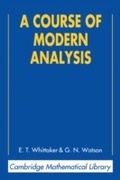 Cover: A Course of Modern Analysis - Cambridge University Press
