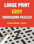 Cover: Large Print Easy Crossword Puzzles (Vol 1 - Easy) - Coloring Pages