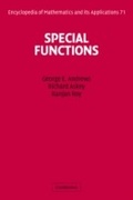 Cover: Special Functions - Cambridge University Press