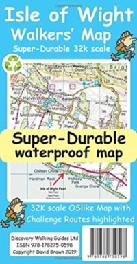 Abbildung von: Isle of Wight Walkers Map - Discovery Walking Guides Ltd