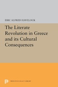 Cover: The Literate Revolution in Greece and its Cultural Consequences - Princeton University Press