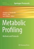 Cover: Metabolic Profiling - Humana Press Inc.