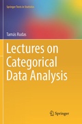 Cover: Lectures on Categorical Data Analysis - Springer