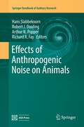 Cover: Effects of Anthropogenic Noise on Animals - Springer