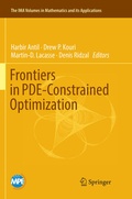 Cover: Frontiers in PDE-Constrained Optimization - Springer