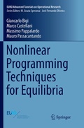Cover: Nonlinear Programming Techniques for Equilibria - Springer