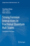 Cover: Strong Fermion Interactions in Fractional Quantum Hall States - Springer