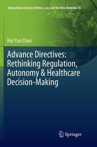 Abbildung von: Advance Directives: Rethinking Regulation, Autonomy & Healthcare Decision-Making - Springer