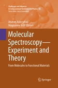 Cover: Molecular Spectroscopy-Experiment and Theory - Springer
