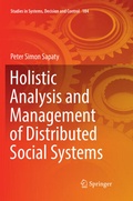 Cover: Holistic Analysis and Management of Distributed Social Systems - Springer