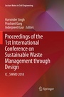 Cover: Proceedings of the 1st International Conference on Sustainable Waste Management through Design - Springer