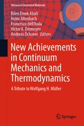 Cover: New Achievements in Continuum Mechanics and Thermodynamics - Springer