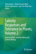 Cover: Salinity Responses and Tolerance in Plants, Volume 2 - Springer