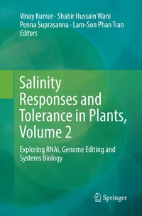 Enlarge image Cover: Salinity Responses and Tolerance in Plants, Volume 2 - Springer