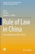 Cover: Rule of Law in China - Springer