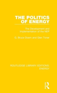 Enlarge image Cover: The Politics of Energy - Routledge