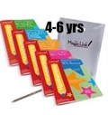 Cover: The Non Joined-up Magic Link Handwriting Workbooks 1-5 - Magic Link Ltd