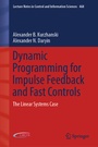 Cover: Dynamic Programming for Impulse Feedback and Fast Controls - Springer