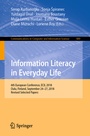 Cover: Information Literacy in Everyday Life - Springer