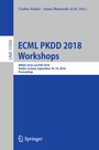 Cover: ECML PKDD 2018 Workshops - Springer