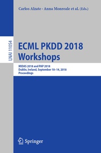 Abbildung von: ECML PKDD 2018 Workshops - Springer