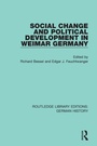Cover: Social Change and Political Development in Weimar Germany - Routledge