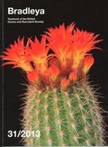 Cover: Bradleya - British Cactus & Succulent Society