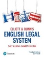 Cover: Elliott & Quinn's English Legal System - Pearson Education Limited