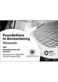 Abbildung von: FIA Managing Costs and Finances MA2 - BPP Learning Media