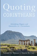 Cover: Quoting Corinthians - Wipf & Stock Publishers