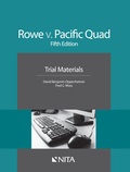 Cover: Rowe v. Pacific Quad - Aspen Publishers