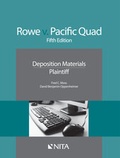 Cover: Rowe v. Pacific Quad - Aspen Publishers