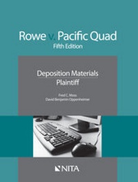 Enlarge image Cover: Rowe v. Pacific Quad - Aspen Publishers