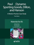 Cover: Paul v. Dynamo Sporting Goods, Dillon, and Hanson - Aspen Publishing