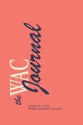 Cover: WAC Journal 29 (Fall 2018) - Parlor Press
