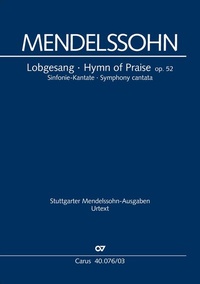 Abbildung von: Lobgesang (Klavierauszug) - Carus-Verlag