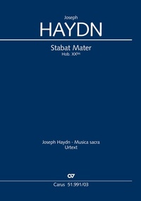 Abbildung von: Stabat Mater (Klavierauszug) - Carus-Verlag