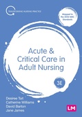 Cover: Acute and Critical Care in Adult Nursing - Learning Matters Ltd