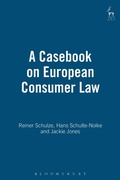 Cover: A Casebook on European Consumer Law - Hart Publishing