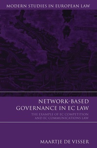 Abbildung von: Network-Based Governance in EC Law - Hart Publishing