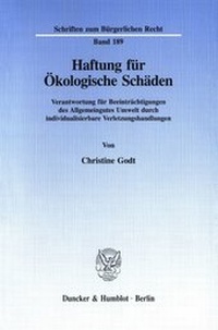 Abbildung von: Haftung für Ökologische Schäden. - fibre