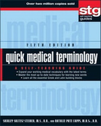 Enlarge image Cover: Quick Medical Terminology - Wiley