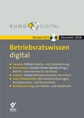 Cover: Betriebsratswissen digital Version 12.3 - Bund-Verlag